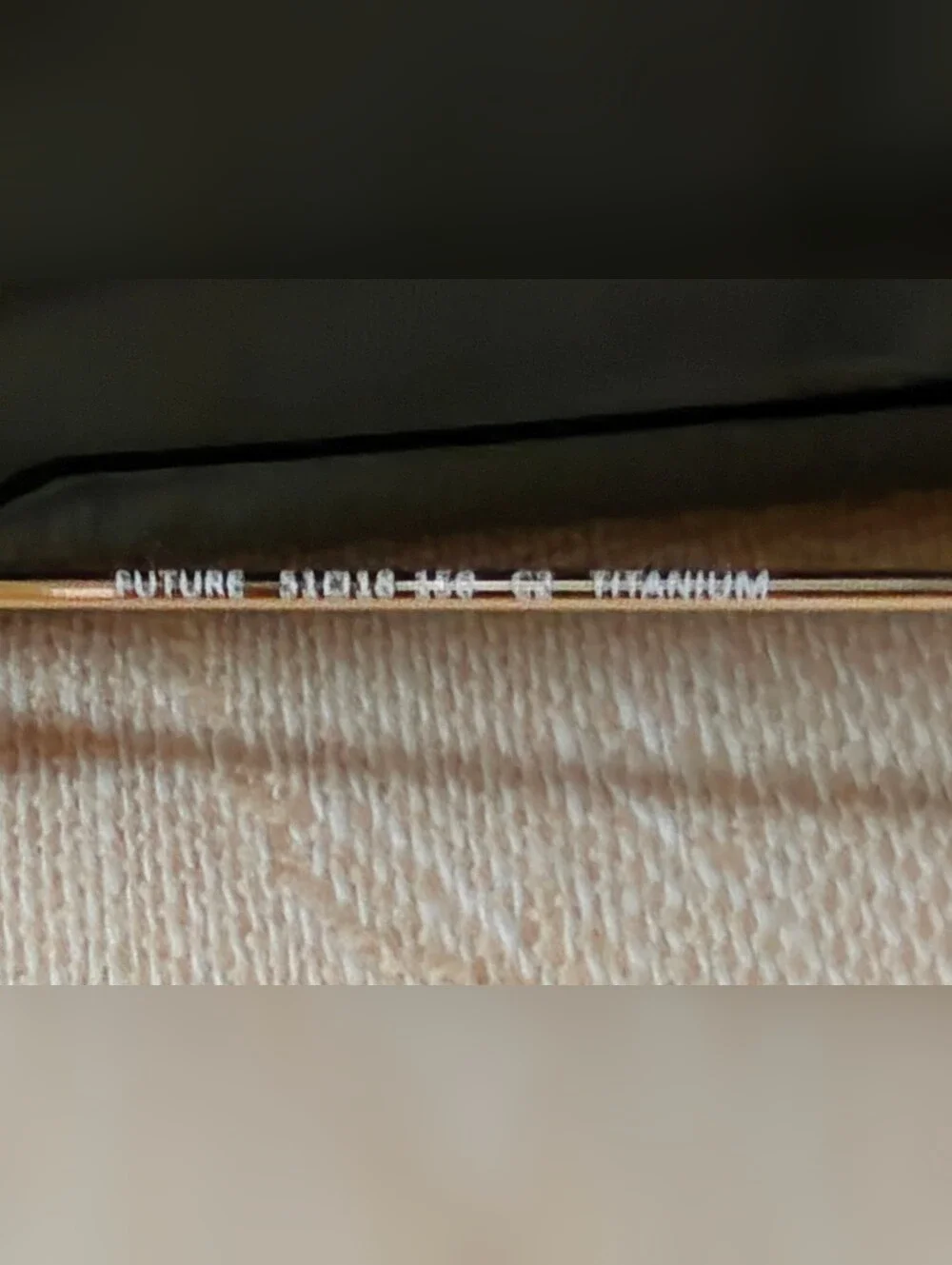 Future. Titianium. Gold Metal Square Eyeglasses.